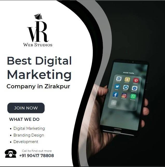 Best Digital Marketing Company in Zirakpur vR  Studios